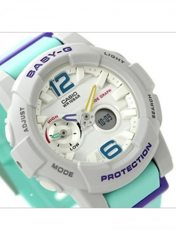 Women's Resin Analog/Digital Wrist Watch BGA-180-3B