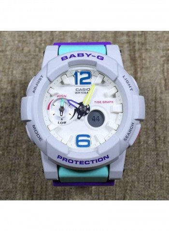 Women's Resin Analog/Digital Wrist Watch BGA-180-3B