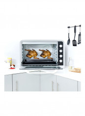Electric Oven With Rotisserie and Convection 100 l 2800 W GO34027 Silver