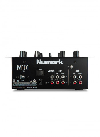 2-Channel All-Purpose Mixer with USB M101USBBLACK Black