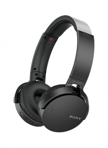 Extra Bass Bluetooth Wireless Over-Ear Headphones Black