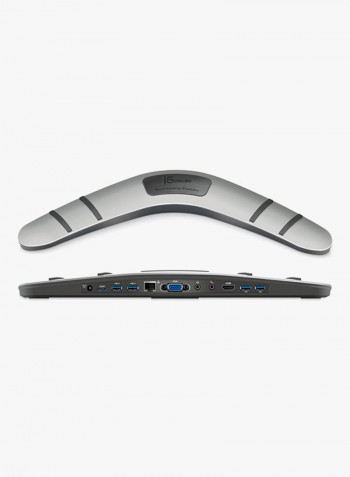 قاعدة تركيب USB 3.0 Boomerang رمادي