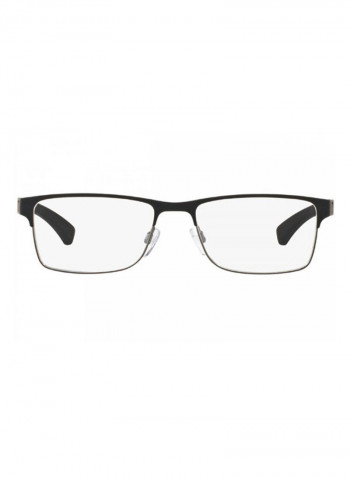 Men's Rectangular Eyeglasses - Lens Size: 53 mm