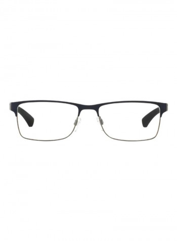 Men's Rectangular Eyeglasses - Lens Size: 53 mm