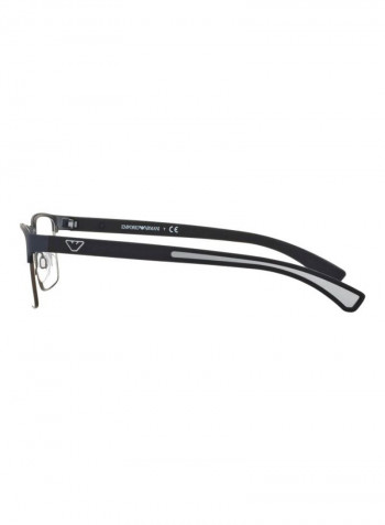 Men's Rectangular Eyeglasses - Lens Size: 53 mm