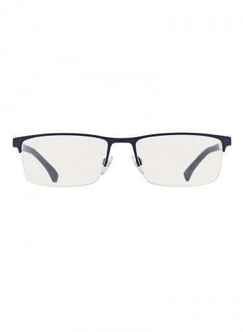 Men's Semi-Rimless Eyeglass Frame