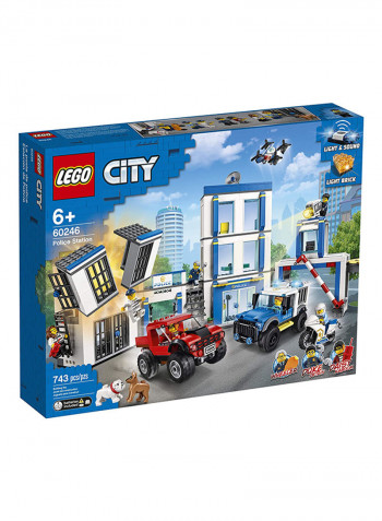 743-Piece 60246 City Police Station 18.9x14.88x3.7inch 18.9x14.88x3.7inch