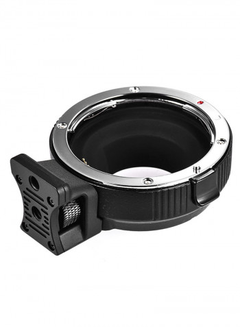 CM-AEF-MFT Lens Adapter With Connector For M4/3 Camera Black/Silver