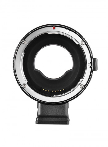 CM-AEF-MFT Lens Adapter With Connector For M4/3 Camera Black/Silver
