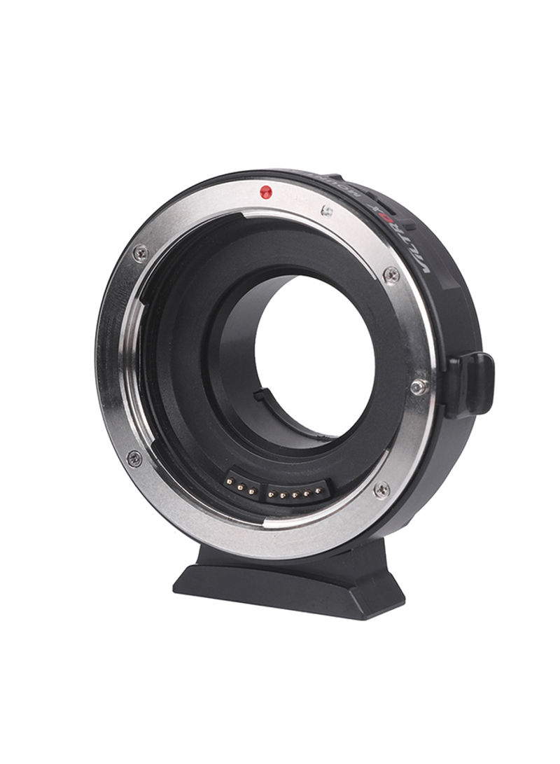 EF-M1 Lens Mount Adapter Ring For Canon Black/Silver