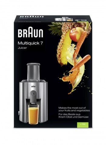 Electric Fruit Juicer 1000 W J700 Silver