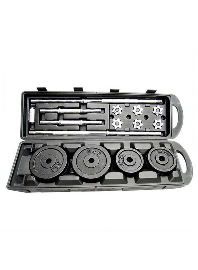 Cast Iron Barbell Dumbbell Set With Non-slip Grip For Home Use 50Kg ‎42 x 24 x 24cm