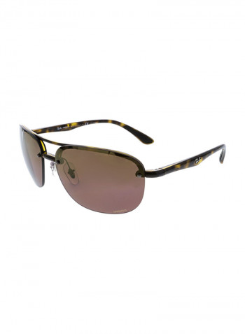 Men's Chromance Semi Rimless Sunglasses - Lens Size: 63 mm