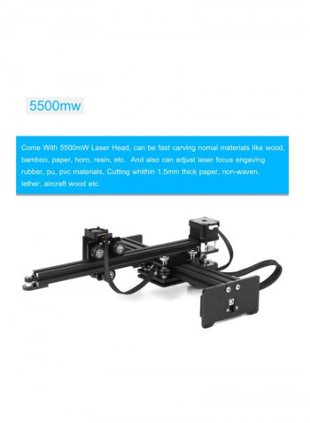 Mini Laser Engraving Machine Black