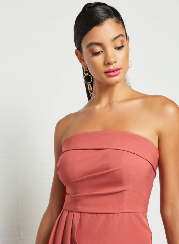 Bandeau Bodycon Dress Pink