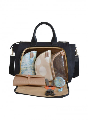 Croyde Leather Diaper Bag