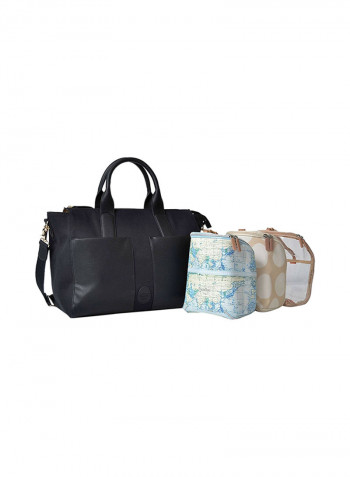 Croyde Leather Diaper Bag