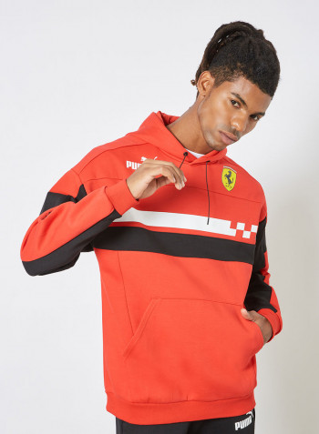 Ferrari Race SDS Hoodie Red