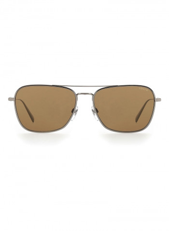 Men's Square Frame Sunglasses - Lens Size: 58 mm