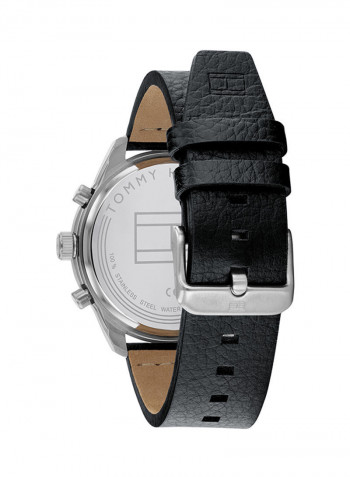 Men's Leather Analog Wrist Watch 1791786