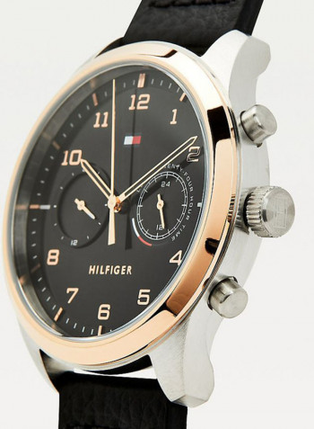 Men's Leather Analog Wrist Watch 1791786