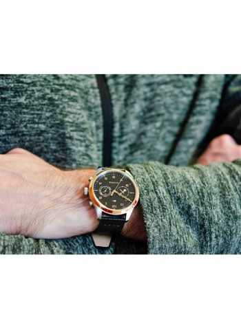 Men's Leather Analog Wrist Watch 1791786