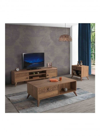 Bloomingdale 1-Drawer Coffee Table Beige