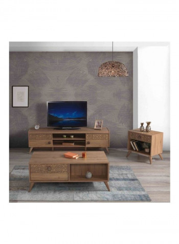 Bloomingdale 1-Drawer Coffee Table Beige