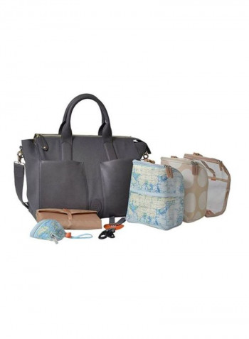 Croyde Pewter Changing Bag