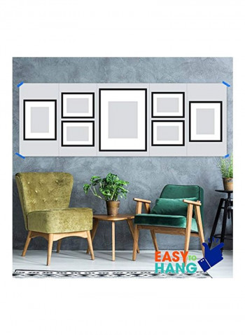 7-Piece Decorative Frame Set Black