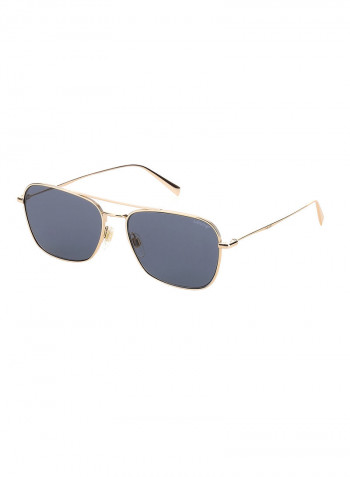 Men's Square Frame Sunglasses - Lens Size: 58 mm