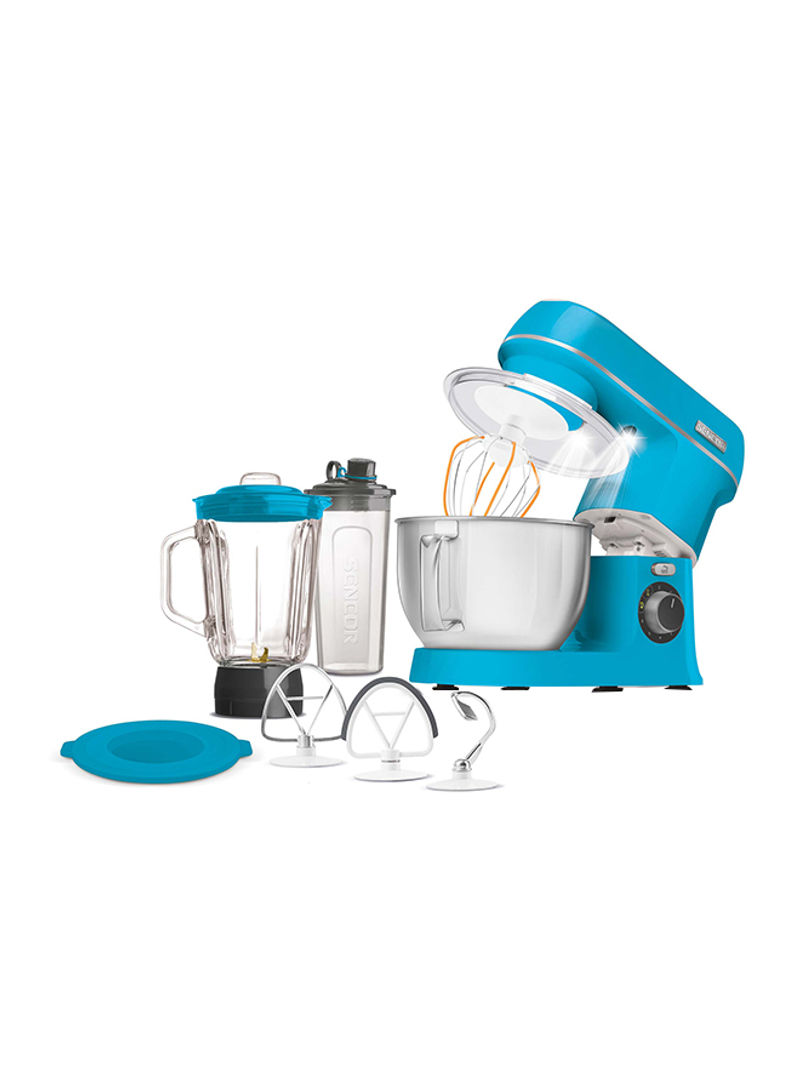 Stand Mixer With Food Processor 800 W STM 3757TQ Turquoise