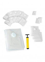 15-Piece Vacuum Storage Bag With Hand Pump Clear/Yellow/Black reviews 15-Piece Vacuum Storage Bag With Hand Pump Clear/Yellow/Black