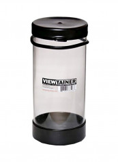 Tethered Cap Storage Container Black/Clear