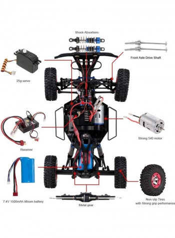 Short Course 4WD RC Truck 24 x 20cm