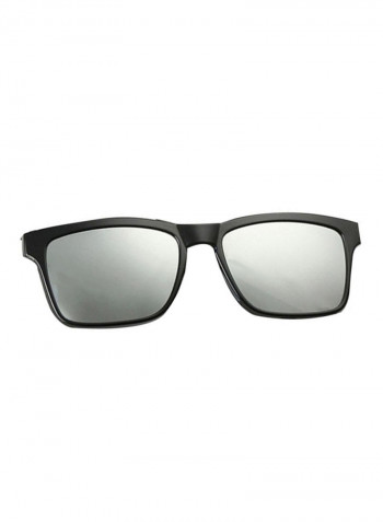 Men's Wayfarer Clip-On Sunglasses - Lens Size: 52 mm