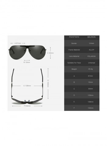 Men's Rimless Sunglasses