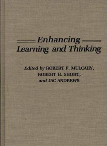 Enhancing Learning And Thinking Hardcover English