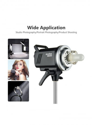 Studio Flash Strobe Light Black