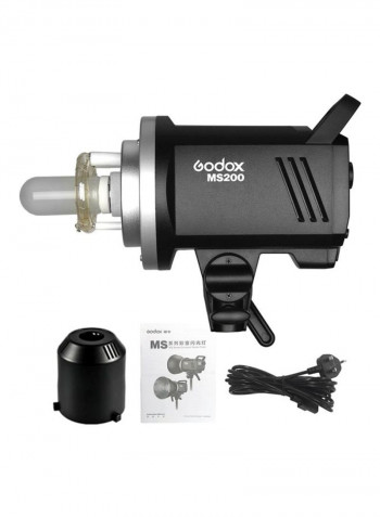 Studio Flash Strobe Light Black