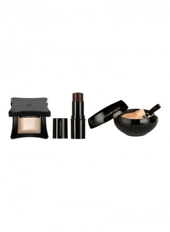 3-Piece Define And Shimmer Set Silhouette/Brown/OMG