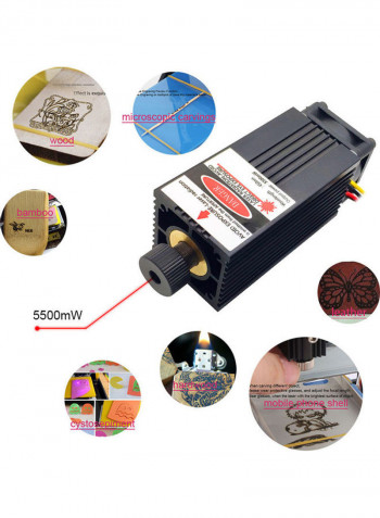 Light Engraving Laser Head Black 13cm