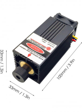 Light Engraving Laser Head Black 13cm