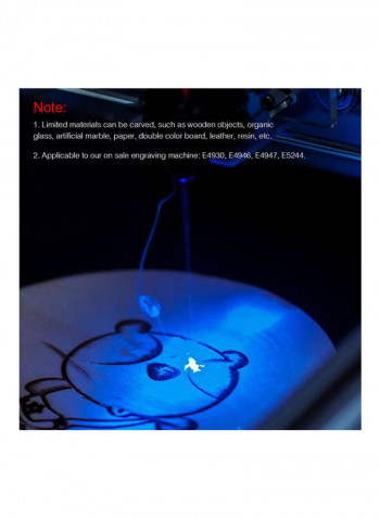 Light Engraving Laser Head Black 13cm