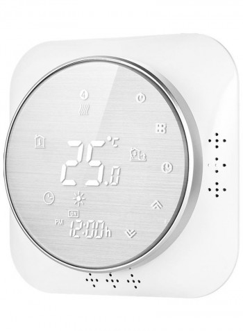 Smart Programmable Thermostat White/Grey