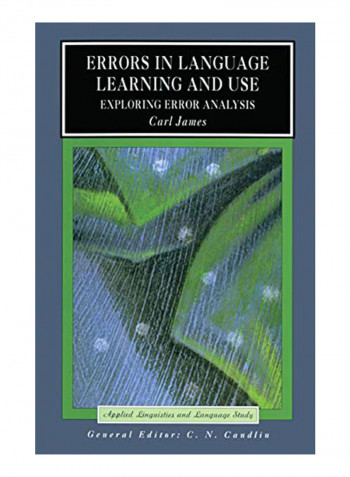 Errors In Language Learning And Use : Exploring Error Analysis Paperback