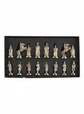 Ottoman vs Byzantine Antique Metal Chess Moves