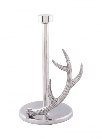 Aluminium Countertop Paper Towel Holder Silver