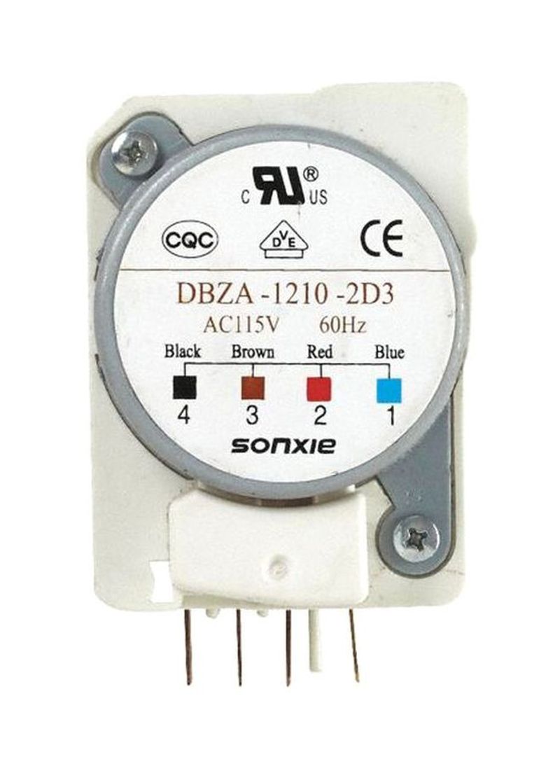Defrost Timer White/Silver 7x1.4x6inch