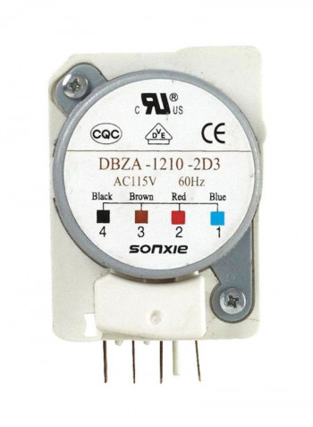 Defrost Timer White/Silver 7x1.4x6inch